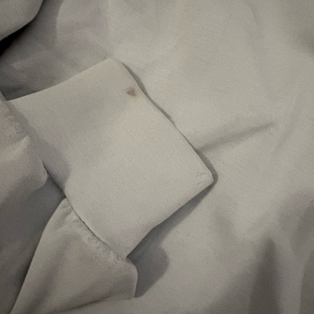 lululemon soft stream perfectly oversized cropped crew neck powder blue - Picture 6 of 7